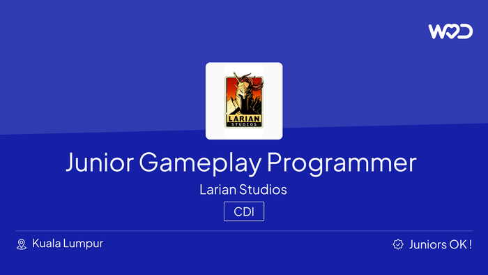 Junior Gameplay Programmer - IT job
