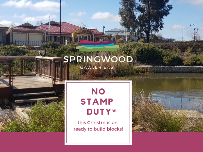 New land estate Springwood, Gawler Gawler SA 5118 Phone