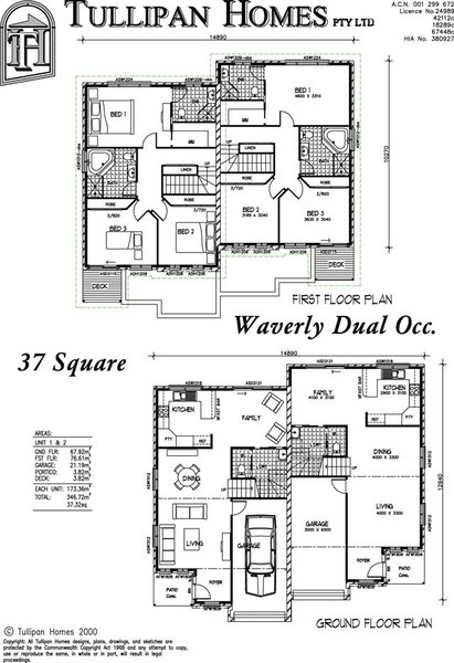 Waverly Dual Occupancy By Tullipan Homes 3 Beds 2 Baths 1 Cars