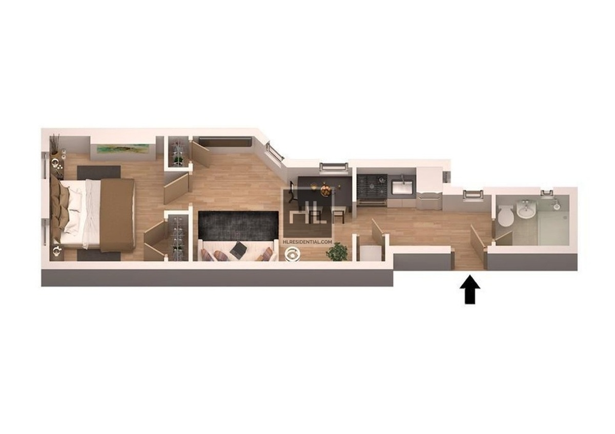 Classic Spacious Pre War East Village Apartment With High